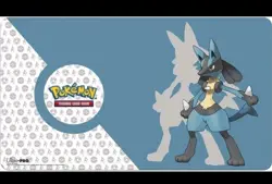 Pokemon Trading Card Game Playmat Ft. Lucario Ultra•PRO - Image 1
