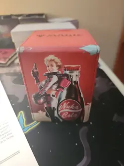 Ultra Pro Fallout Nuka Cola Alcove Flip Card Deck Box & Note Pad Magic MTG - Image 1