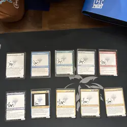 Full pack ofUnknown Playtest cards from GenCon MTG Magic Gavin Verhey ALL SIGNED - Image 1