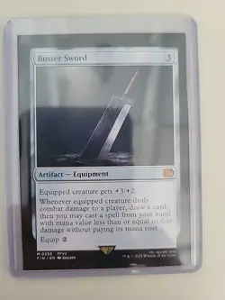 Buster Sword Final Fantasy Regular MTG Card 0255 NM Condition - Image 1