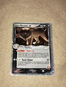 Persian EX ~ 116/115 ~ Secret Holo ~ EX UNSEEN FORCES ~ LP ~ Pokemon Card - Image 1