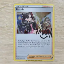 SWIRL WHOLE FULL GALAXY NM Marnie SWSH120 SWSH: Sword & Shield Promo Cards Holo - Image 4