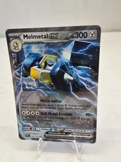 Pokemon Card Melmetal ex 153/197 Obsidian Flames Ultra Rare Holo - Free Shipping - Image 1