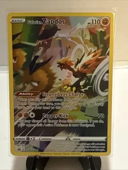 Galarian Zapdos - SWSH283 - Pokemon Sword & Shield Promo Ultra Rare Holo Card NM - Image 1