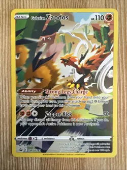 Galarian Zapdos - SWSH283 - Pokemon Sword & Shield Promo Ultra Rare Holo Card NM - Image 1