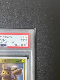 PSA 9 Detective Pikachu 339/SM-P Mewtwo GX Promo Pokemon Card Japan 2019 F/S JPN - Image 3
