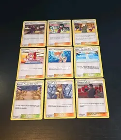 Pokemon Card TCG Hidden Fates Set Trainer Misty's Determination Sabrina Giovanni - Image 1