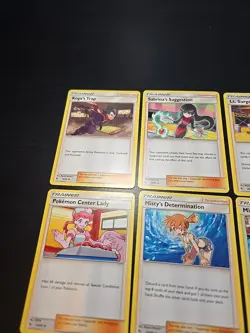 Pokemon Card TCG Hidden Fates Set Trainer Misty's Determination Sabrina Giovanni - Image 3