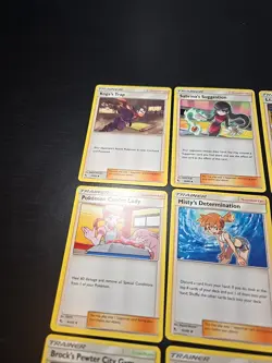 Pokemon Card TCG Hidden Fates Set Trainer Misty's Determination Sabrina Giovanni - Image 4