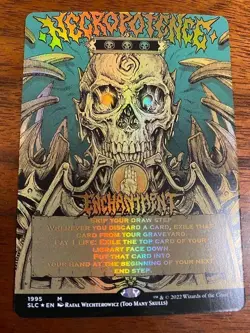 Necroportence Foil Magic The Gathering Secret Lair 30th Anniversary Card - Image 1