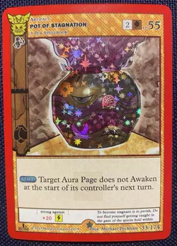 MetaZoo CCG Pot of Stagnation Native: First Edition 033/174 Reverse Holo Card NM - Image 1