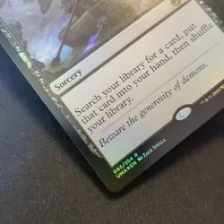 MTG Devils Teacher Uma Foil English Version Card Collectible Used - Image 5