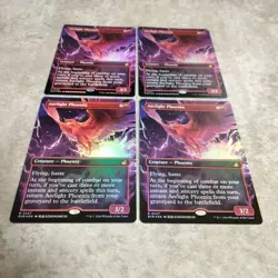 MTG English Foil Phoenix of Solitary Light Set 4 Card Magic Card Game - Image 4