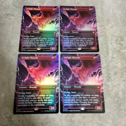 MTG English Foil Phoenix of Solitary Light Set 4 Card Magic Card Game - Image 5