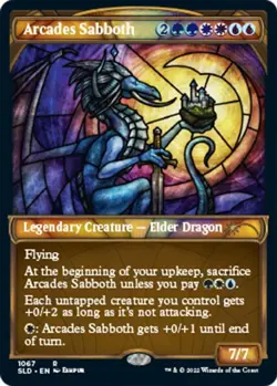Dominaria United Stained Glass Foil Magic The Gathering Card English Rare - Image 4