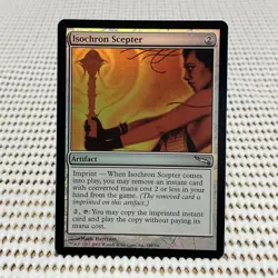 MTG Foil Scepter MRD English Card Magic The Gathering Used - Image 1