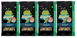 4 x Magic the Gathering MTG Unfinity Collector Booster Packs from Collector Box - Image 1