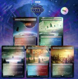 Doctor Who Dalek Lands Foil Magic the Gathering MTG Secret Lair - Image 3
