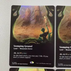 MtG Eoe Land Stomping Foil Borderless Set Of 4 - Image 2
