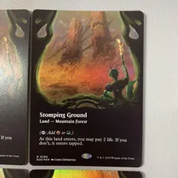 MtG Eoe Land Stomping Foil Borderless Set Of 4 - Image 3