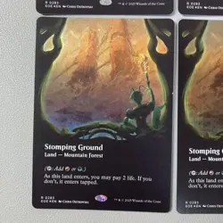MtG Eoe Land Stomping Foil Borderless Set Of 4 - Image 4