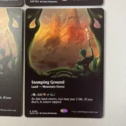 MtG Eoe Land Stomping Foil Borderless Set Of 4 - Image 5