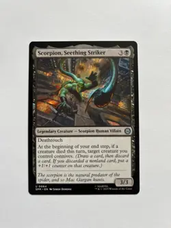 Scorpion, Seething Striker NM Marvel's Spider-Man Regular MTG 🔥HOT🔥 - Image 1