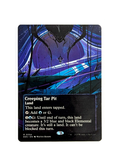 Creeping Tar Pit R 0054 Borderless REGULAR MTG Edge Of Eternities EOS EN NM/M - Image 1