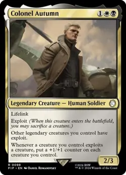 Colonel Autumn -Foil Medium Play MTG Universes Beyond: Fallout - Image 1