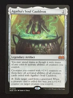 1x MTG Agatha's Soul Cauldron - Wilds of Eldraine (WOE) #242 - Magic - Image 1