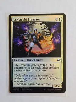 Luxknight Breacher (Foil) - Edge of Eternities - NM - MTG Magic Common Creature - Image 1