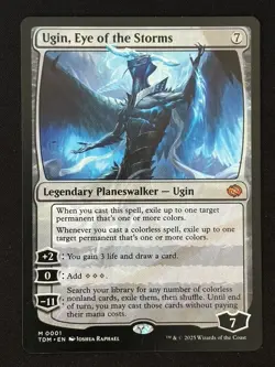 1x MTG Ugin, Eye of the Storms - Tarkir: Dragonstorm (TDM) #1 - Magic - Image 1