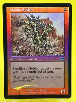 MTG / Goblin Sledder FOIL / Onslaught / Lightly Played Good Condition - Image 1