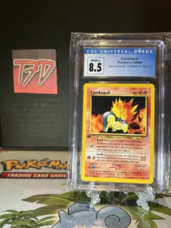Pokemon Cyndaquil #56 Neo Genesis 1st Edition - CGC 8.5 - Image 1