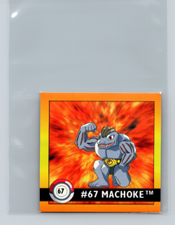 Pokemon 1999 Artbox Series 1 Stickers Machoke 67 - Image 1