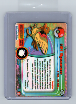 Vintage 90s Vending Machine Sticker Spearow #21 Holo Pokemon Pocket Monster Card - Image 2