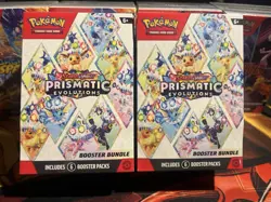 2 Pokemon TCG Scarlet & Violet Prismatic Evolutions Booster Bundle. New! Sealed. - Image 1