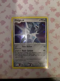 Pokemon TCG Dialga LV.68 Diamond & Pearl DP26 Holo Rare Black Star Promo MP - Image 1