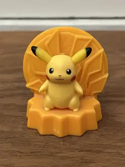 Pikachu Pokemon TCG Card Holder 2008 Burger King Collectible Shelf Display - Image 1