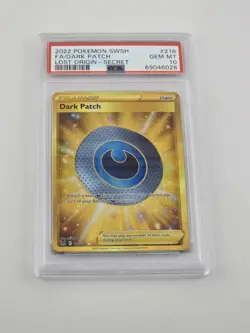 Pokemon Dark Patch Lost Origin Secret Rare Full Art #216 PSA 10 Gem Mint - Image 1