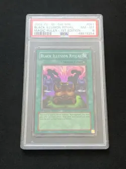 Black Illusion Ritual MRL-051 1st Edition PSA 8 YUGIOH - Image 1