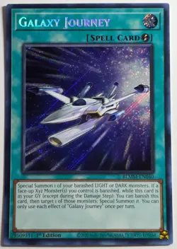 Yugioh Galaxy Journey BLMM-EN040 Secret Rare 1st Edition - Image 1