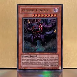 YuGiOh • Vampire Genesis • SD2-EN001 • 1st Edition Holo Ultra Rare • LP - Image 1