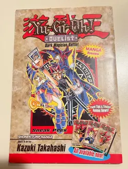 Yugioh Shonen Jump Manga Sneak Peek Promo Book SP2 Set With Promo Cards Attached - Image 3