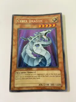 YuGiOh! Cyber Dragon CT03-EN002 Secret Rare Limited Edition - LP - Image 1