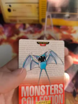 Pokemon Karte Card Monsters Collection Red Zubat Carddass 1996 japanese NM - Image 5