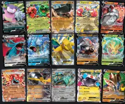 Pokemon Card Bulk Lot 50 HOLOS/Reverse HOLOS & 2 Ultra Rares: V/VMAX/EX/RR/FA GO - Image 2