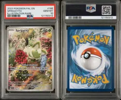 Pokemon TCG Sprigatito SVI Paldea Evolved 196/193 PSA 10 - Image 3