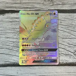 Ho-Oh GX - SM80 - Pokemon Sun & Moon Promo Ultra Rare Card - NM - Image 1