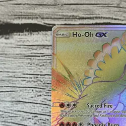 Ho-Oh GX - SM80 - Pokemon Sun & Moon Promo Ultra Rare Card - NM - Image 2